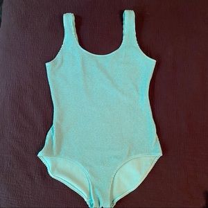 ASOS Turquoise Ruched One Piece